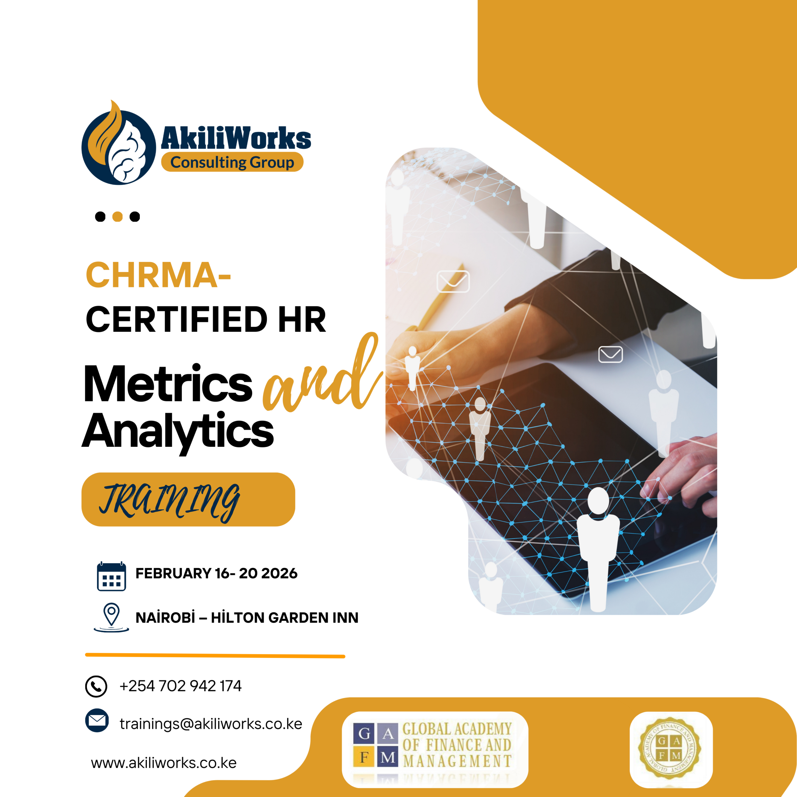 CHRMA – Certified HR Metrics & Analytics